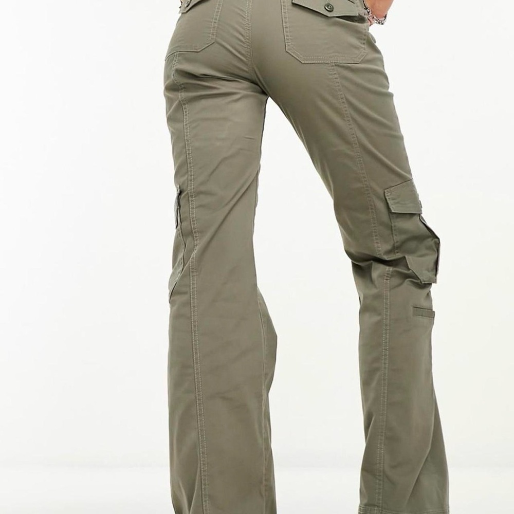 Cotton On Khaki Flare Cargo Pants